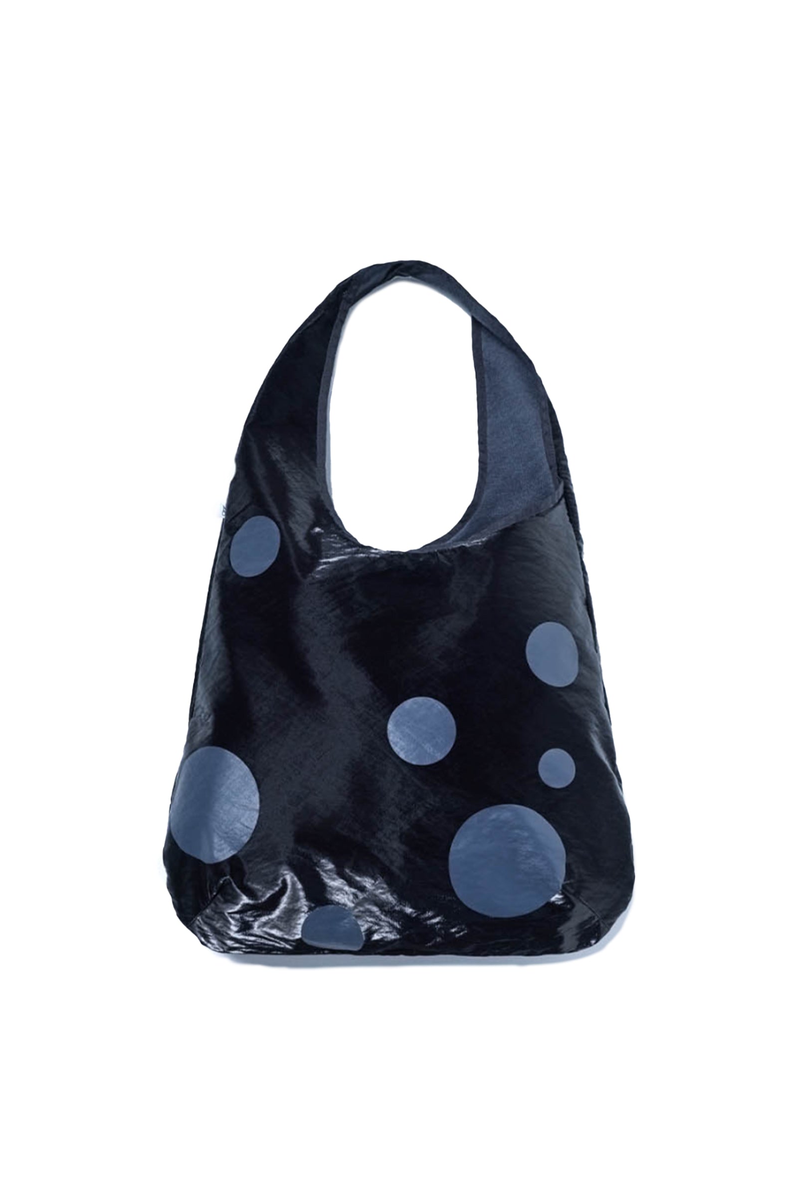 DOT BUBBLE BAG_GLOSSY BLACK
