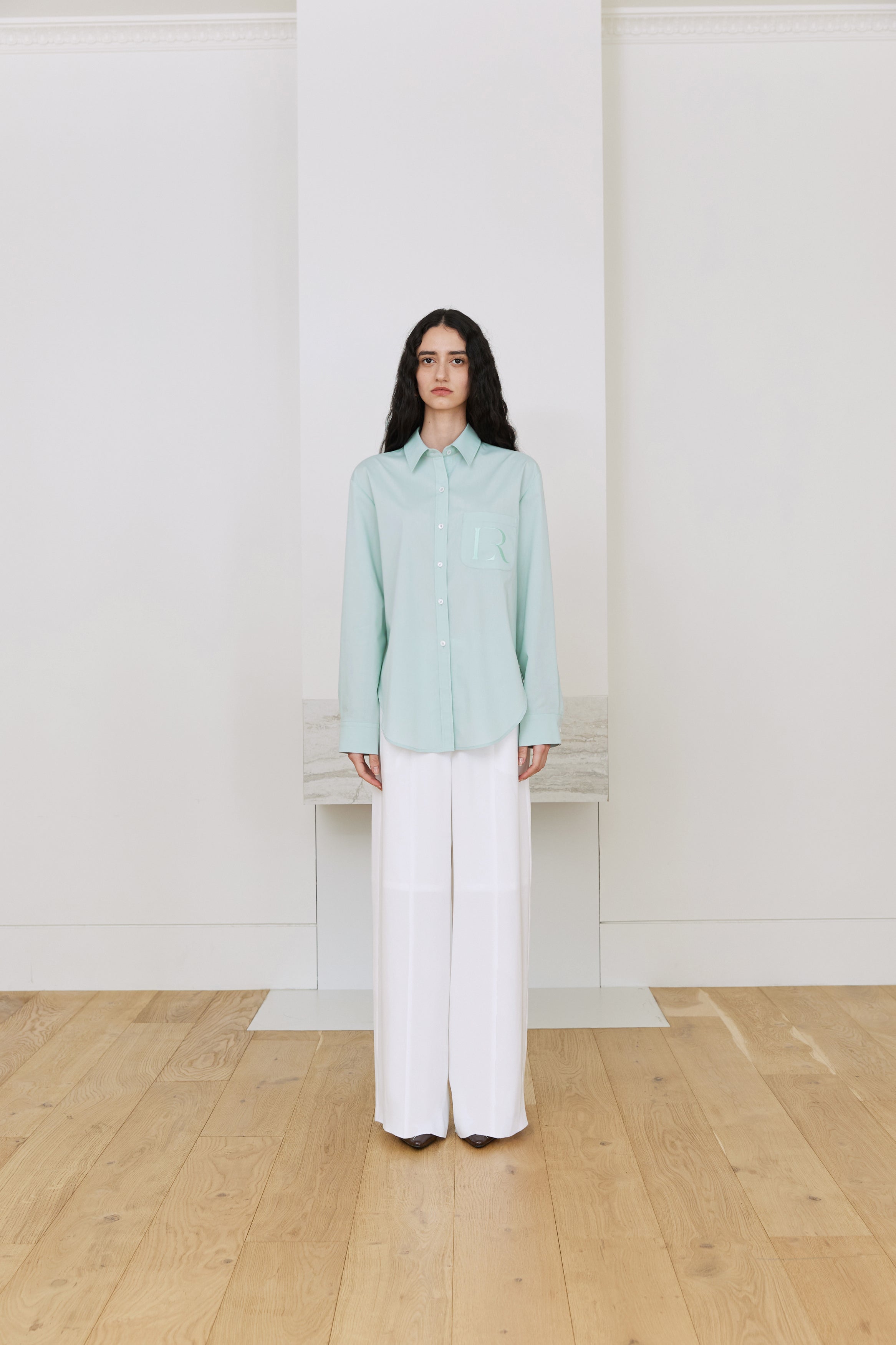 U CURVE SHIRT_MINT