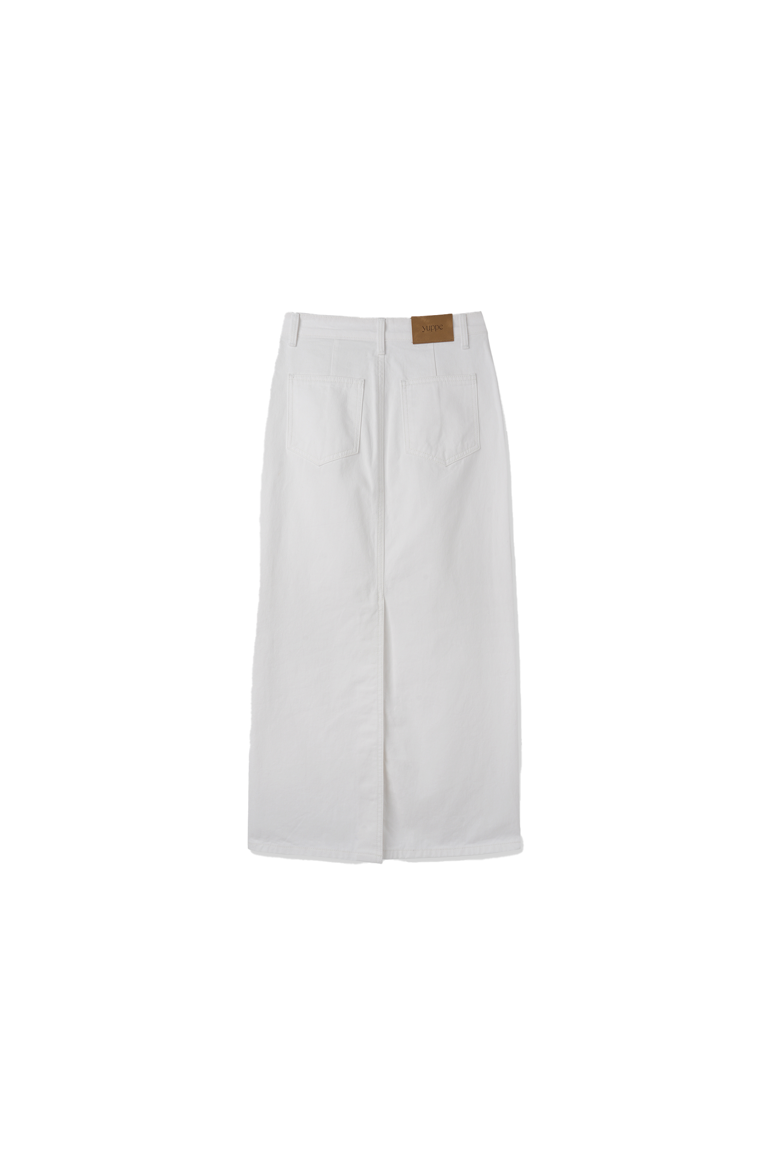 WAVE COTTON SKIRT_WHITE